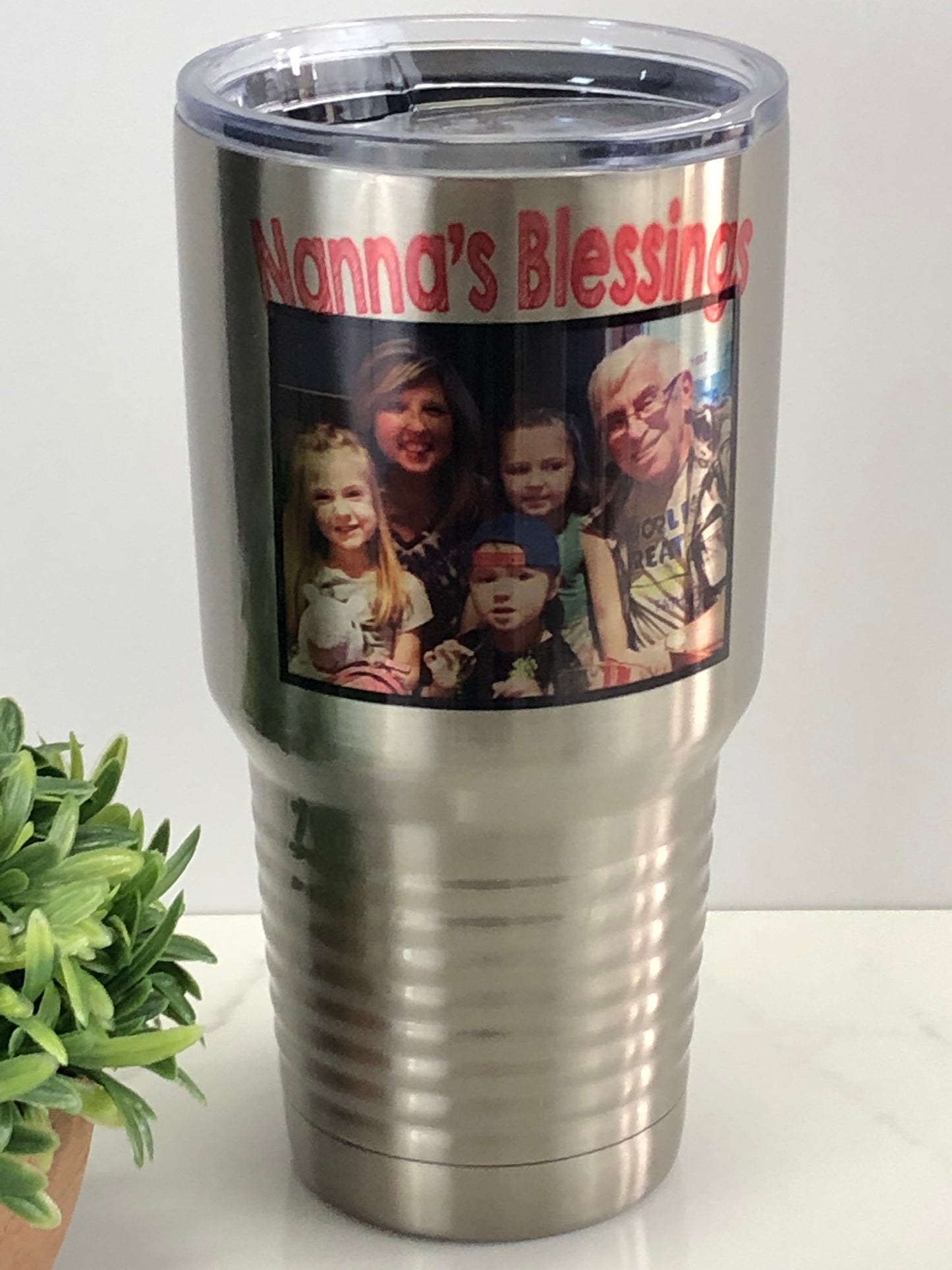 Personalized Father's Day Gift - 30oz Photo Tumbler - Dad Photo Mug - Dad Coffee Mug - Custom Tumbler