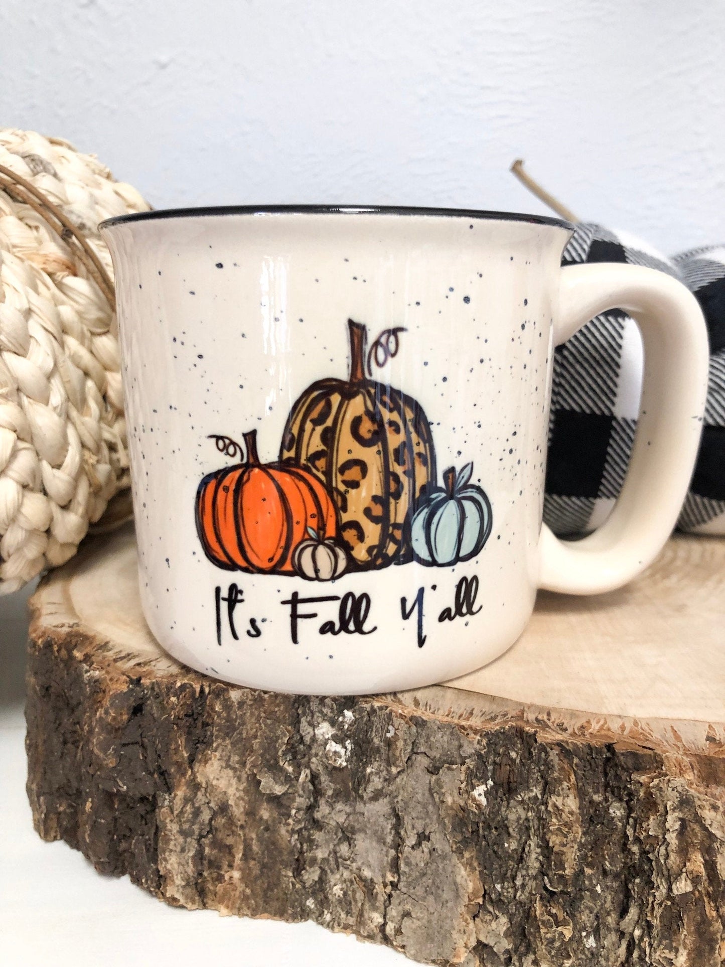 Fall Mug - Coffee Mug - It's Fall Y'all - Gifts for Her - Campfire Mug