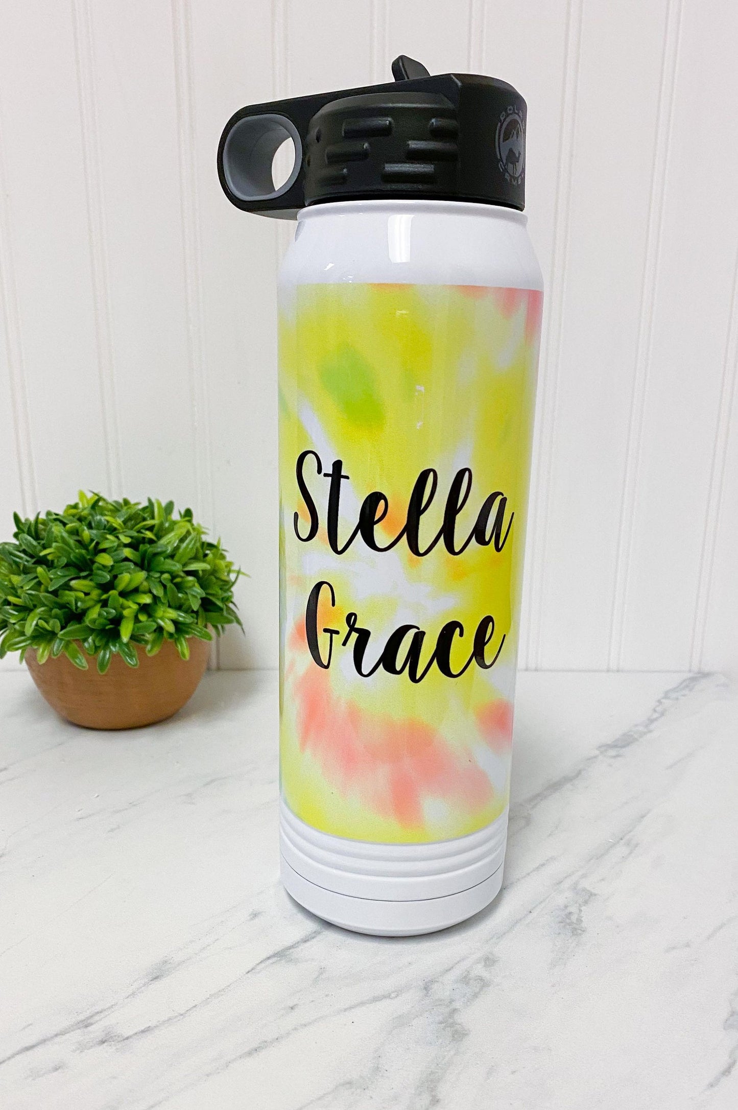 Personalized Water Bottle, Stainless Steel, Monogram, Christmas Gifts for Coworkers