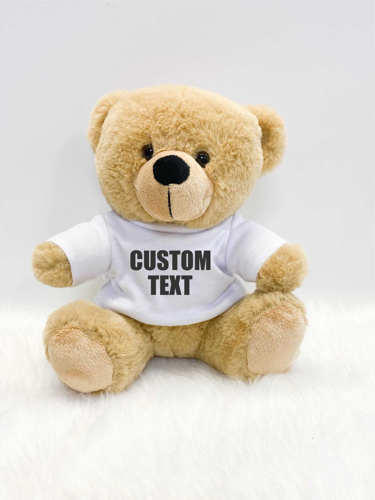 Custom Teddy Bear Tshirt - Personalized Teddy Bear - Father's Day Gift