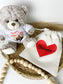 Personalized Valentine's Day Teddy Bear, Gift for Girlfriend, Custom Teddy Bear Shirt with Photo