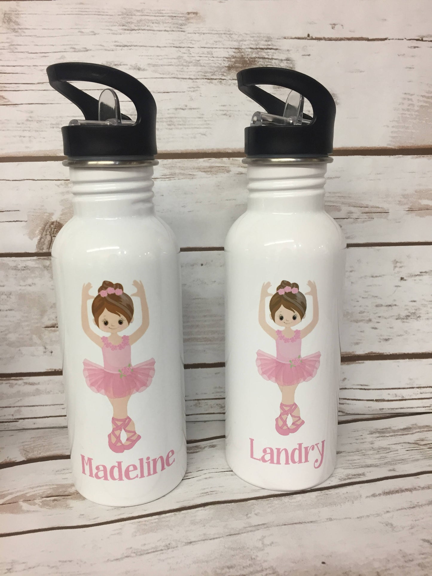 Personalized Aluminum Waterbottle - Custom Water Bottle - Sports Waterbottle - Personalized Christmas Gift - Ballet Waterbottle