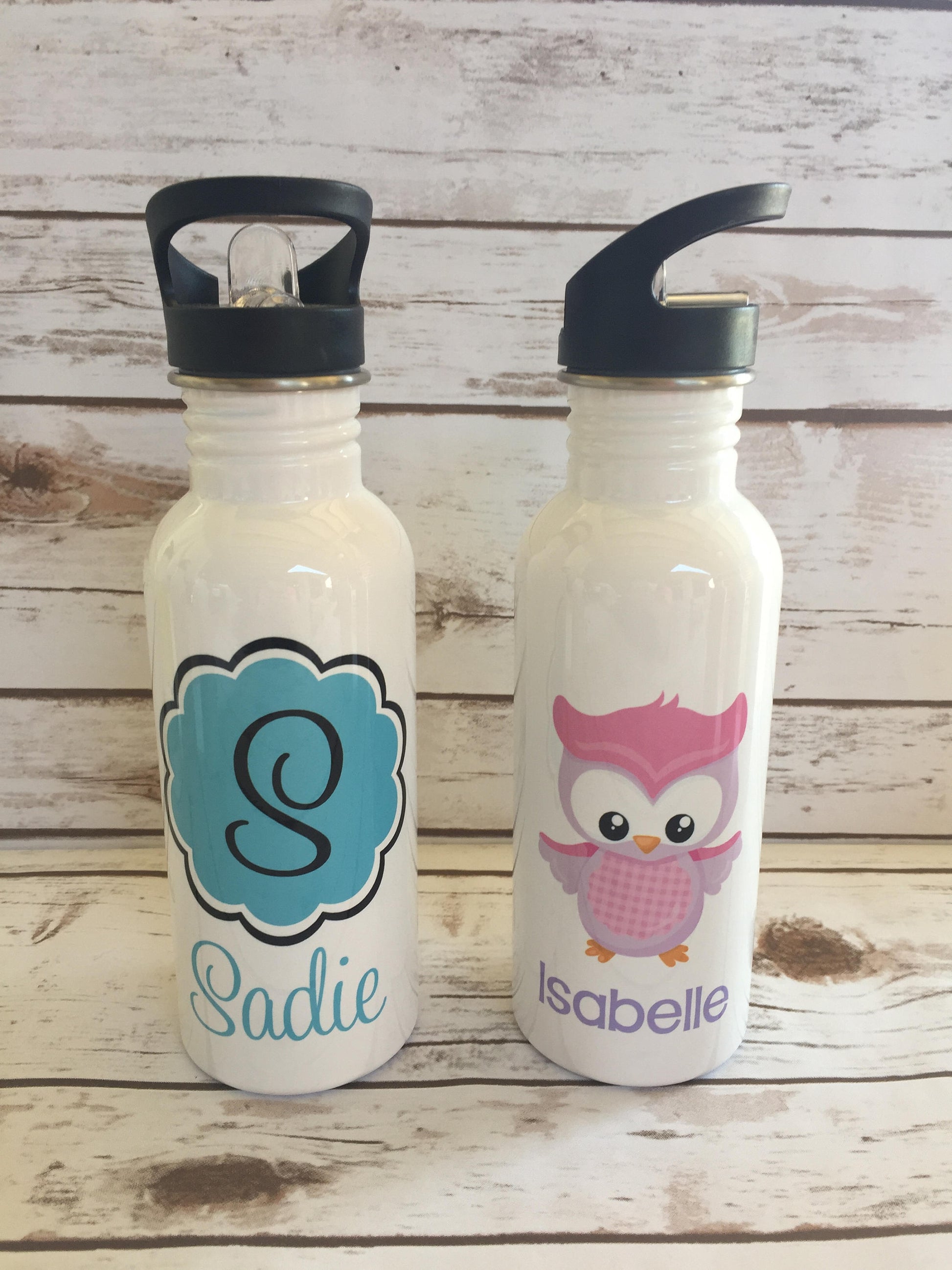 Personalized School Waterbottle - Custom Water Bottle - Sports Waterbottle - Personalized Christmas Gift - Back to School Waterbottle