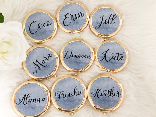 Bachlorette Party Favor - Bachlorette Party Gifts - Bridesmaid Favors - Compact Mirror Favor - Personalized Mirror