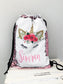 Sequin Backpack - Personalized Unicorn Back Pack - Mermaid Sequin Drawstring Bag