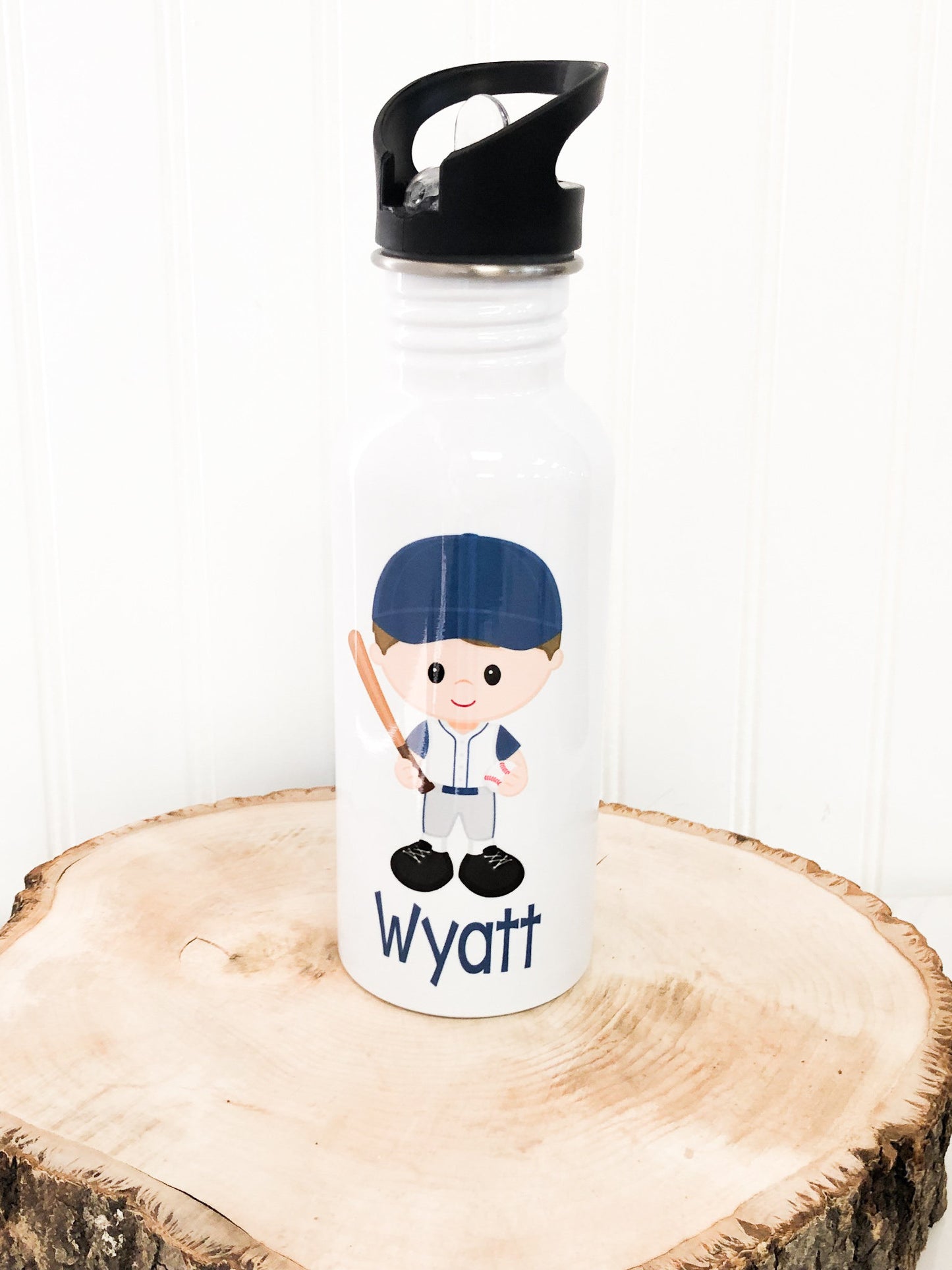 Back to School Waterbottle - Baseball Waterbottle - Custom Water Bottle - Sports Waterbottle - Personalized Christmas Gift