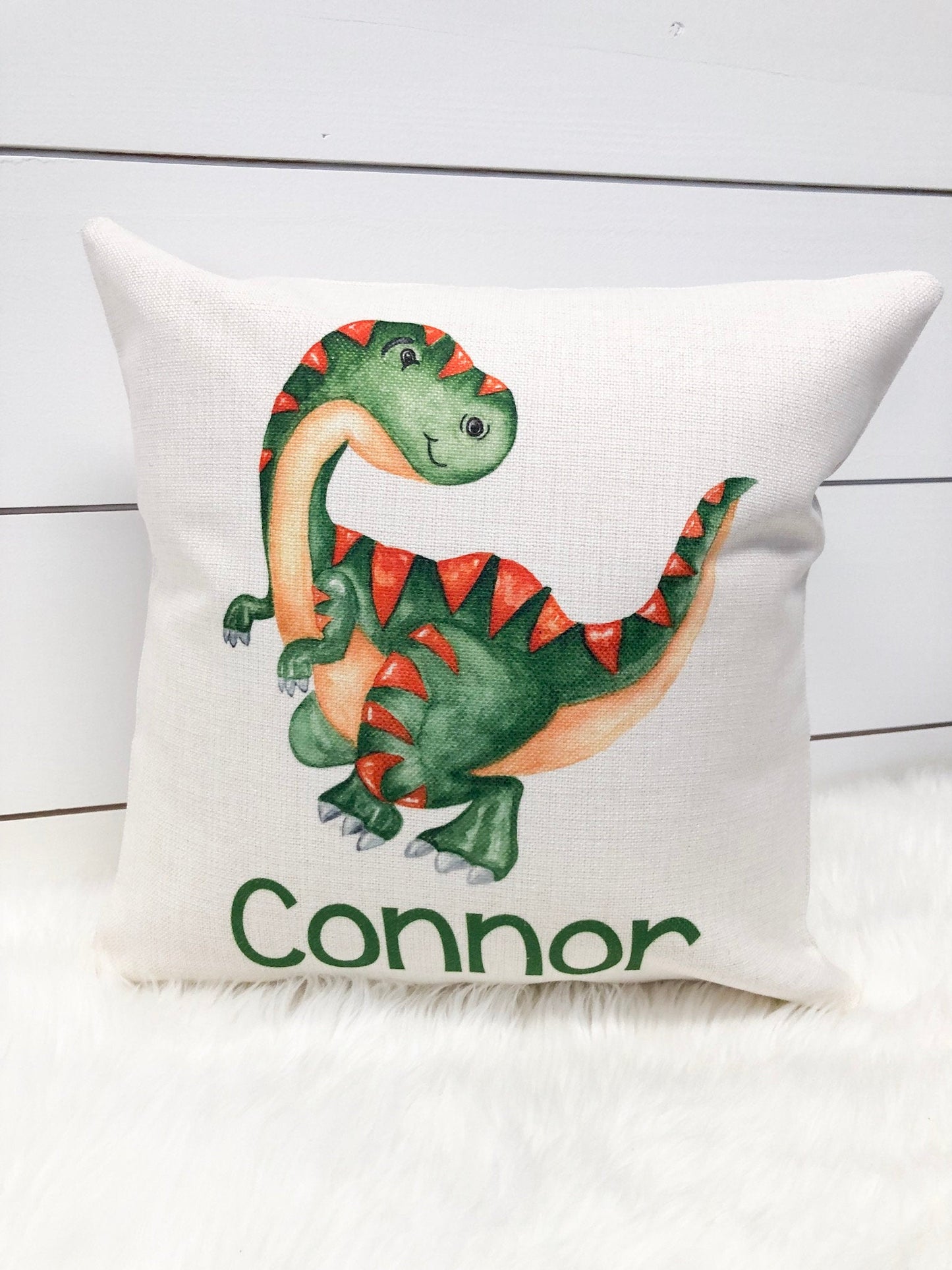 Personalized Dinosaur Gift Reading Pillow Storybook Pillow Christma The Gift Barn