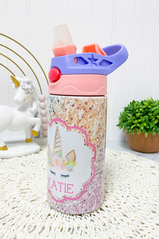 Personalized Water Bottle, Kids Water Bottle, Unicorn, Christmas  Gift, Kids Gifts,